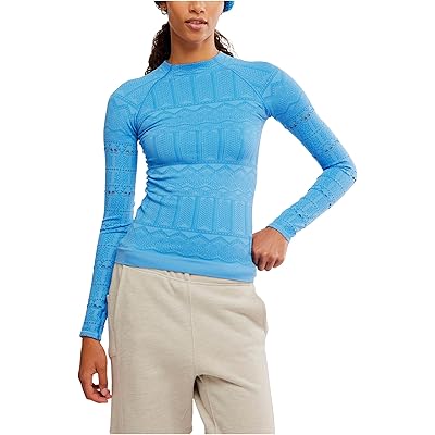 Рубашка FP Movement High Road Long Sleeve Layer light cobalt