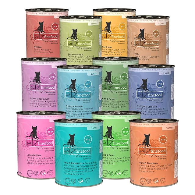 catz finefood Classic Collection Comida húmeda para Gatos XXL, Paquete de Mezcla Gourmet