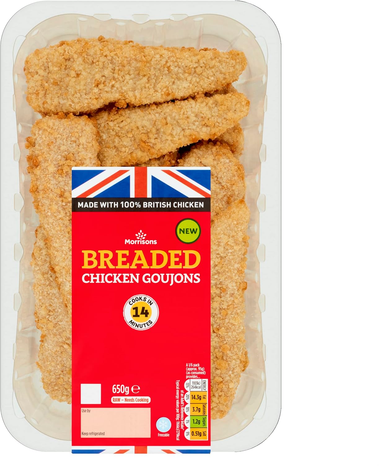 Morrisons Breaded Chicken Goujons 650g Amazon.co.uk Grocery