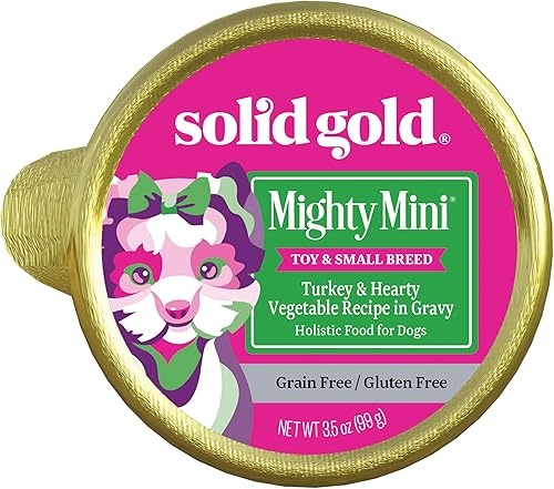 Miniatura 1 de Solid Gold Mighty Mini  Estómago delicado  Aporte probiótico  Sin cereales  Alimento natural holístico para perros pequeños y de razas pequeñas,