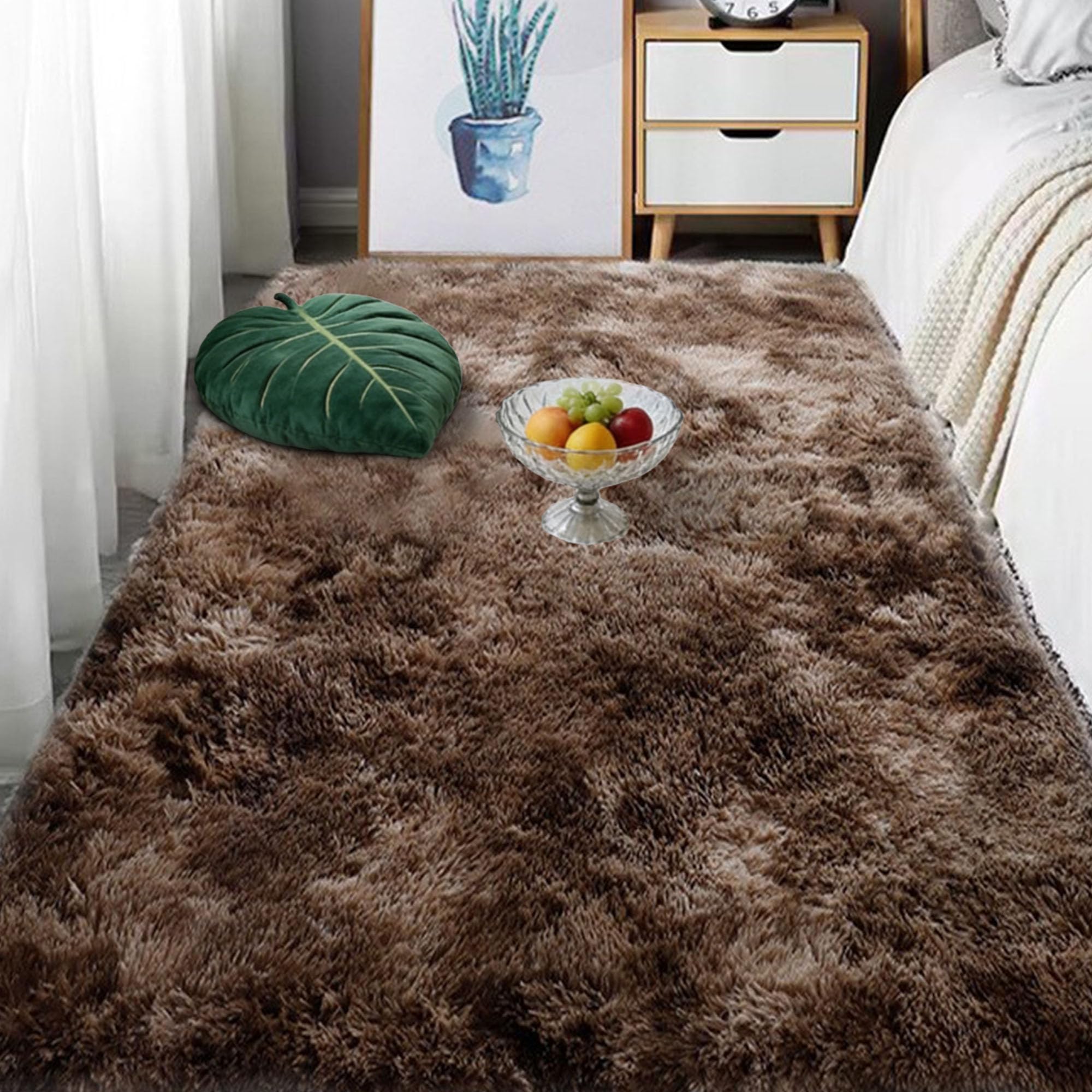 Moquette chambre moderne pour créer une grande descente de lit cosy
