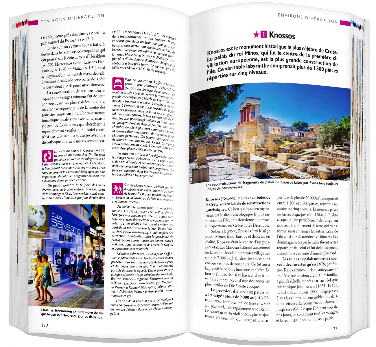 Crète: Guide + Atlas + Carte