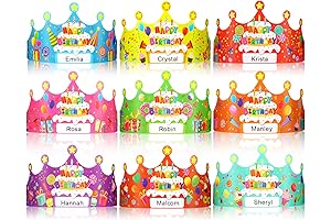 Pack of 36 Happy Birthday Hats for Kids Classroom Celebrations - Festive...
