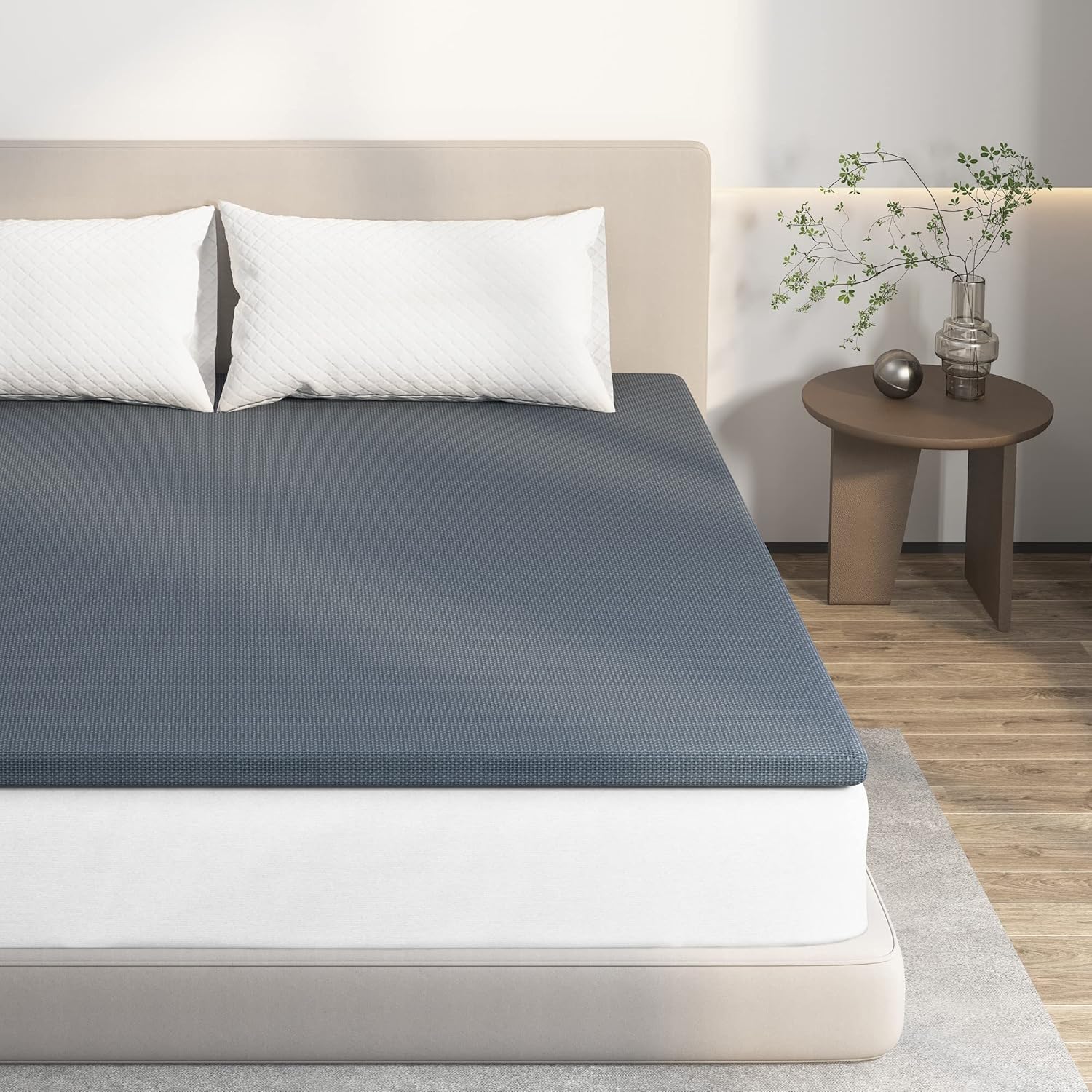 2 Inch Queen Mattress Topper, Avenco Queen Cooling Memory