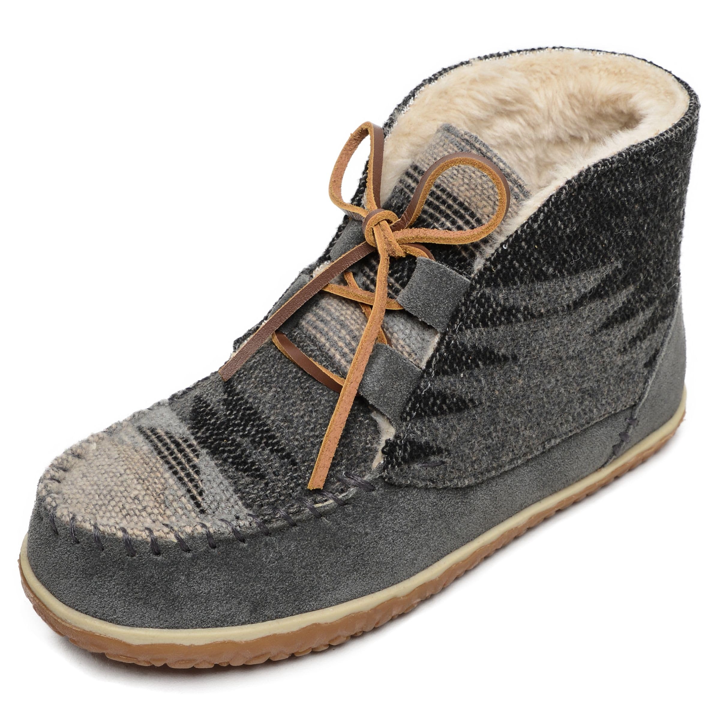 Minnetonka Women's Torrey Suede Indoor and Outdoor Bootie Slippers