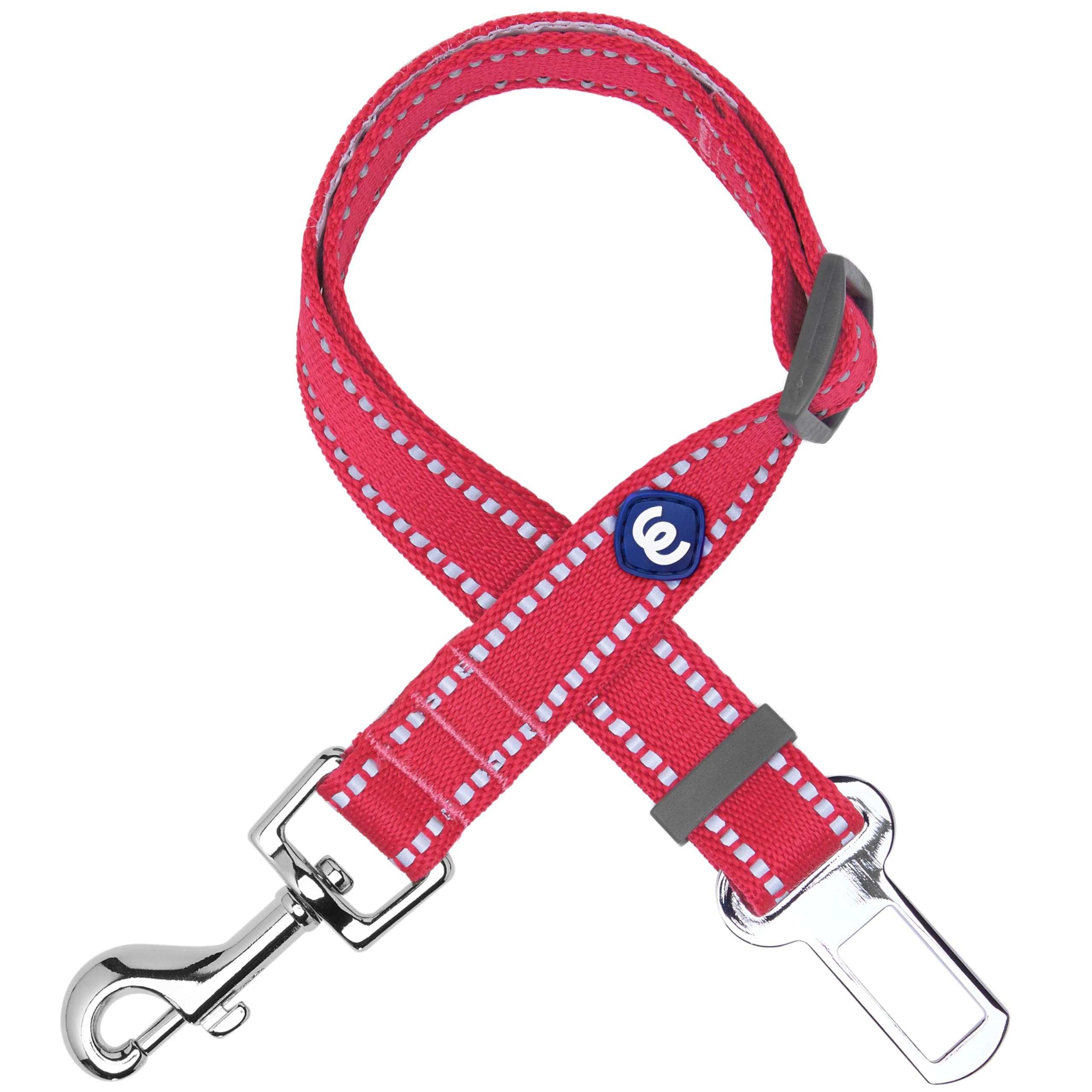 Ceinture de sécurité pour chien avec laisse et bande réfléchissante pour harnais