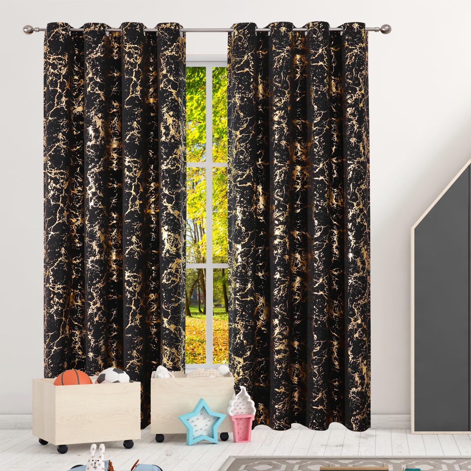 Rideaux Opaque Draperies Intérieurs Décoration Occultants de Qualité