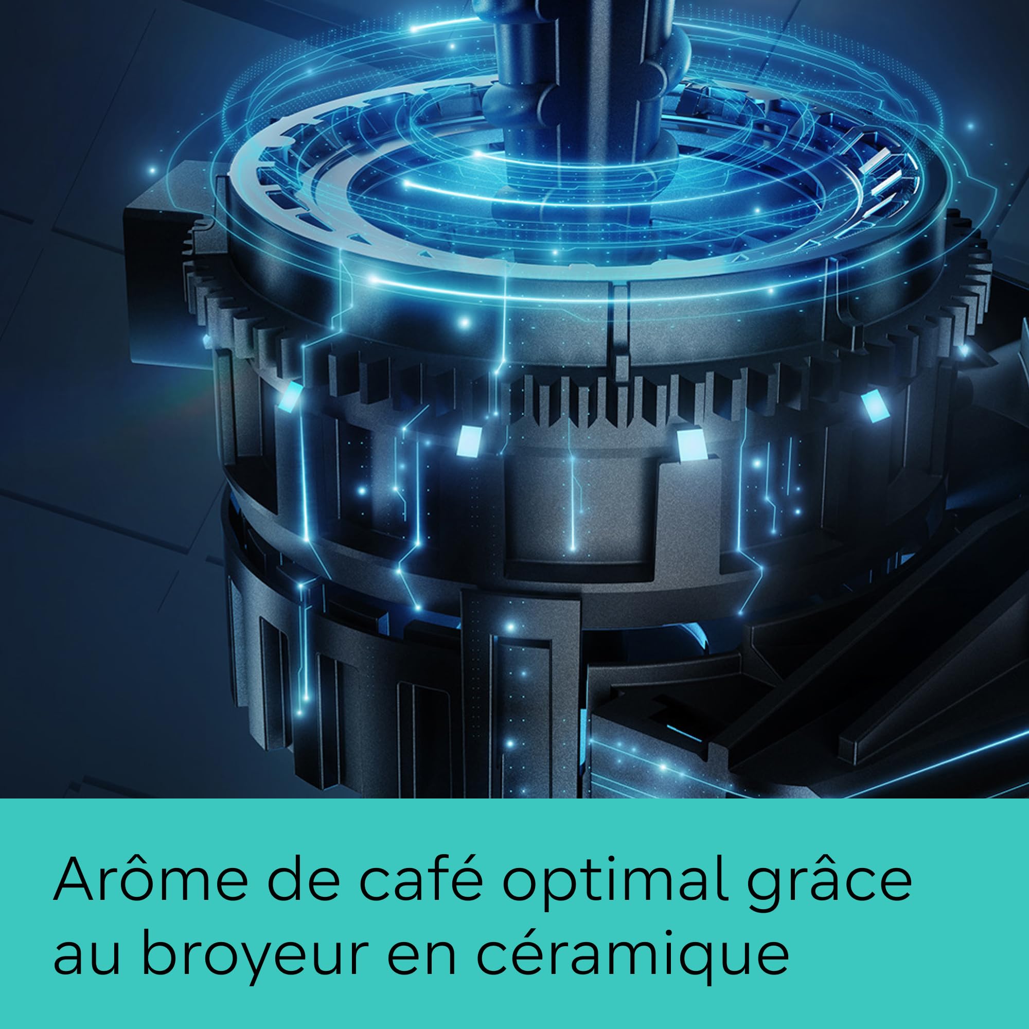 Siemens, machine à café automatique, système de lait, 12 boissons, nettoyage automatique du système de lait, broyeur en céramique, large écran tactile, EQ6 plus s500, TE655203RW