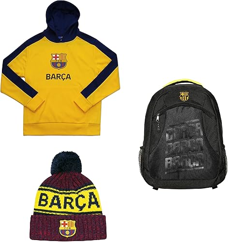 Icon Sports Paquete de fútbol para niños, con licencia oficial del World Soccer Club Football Team Ultimate Fan Pack para jóvenes