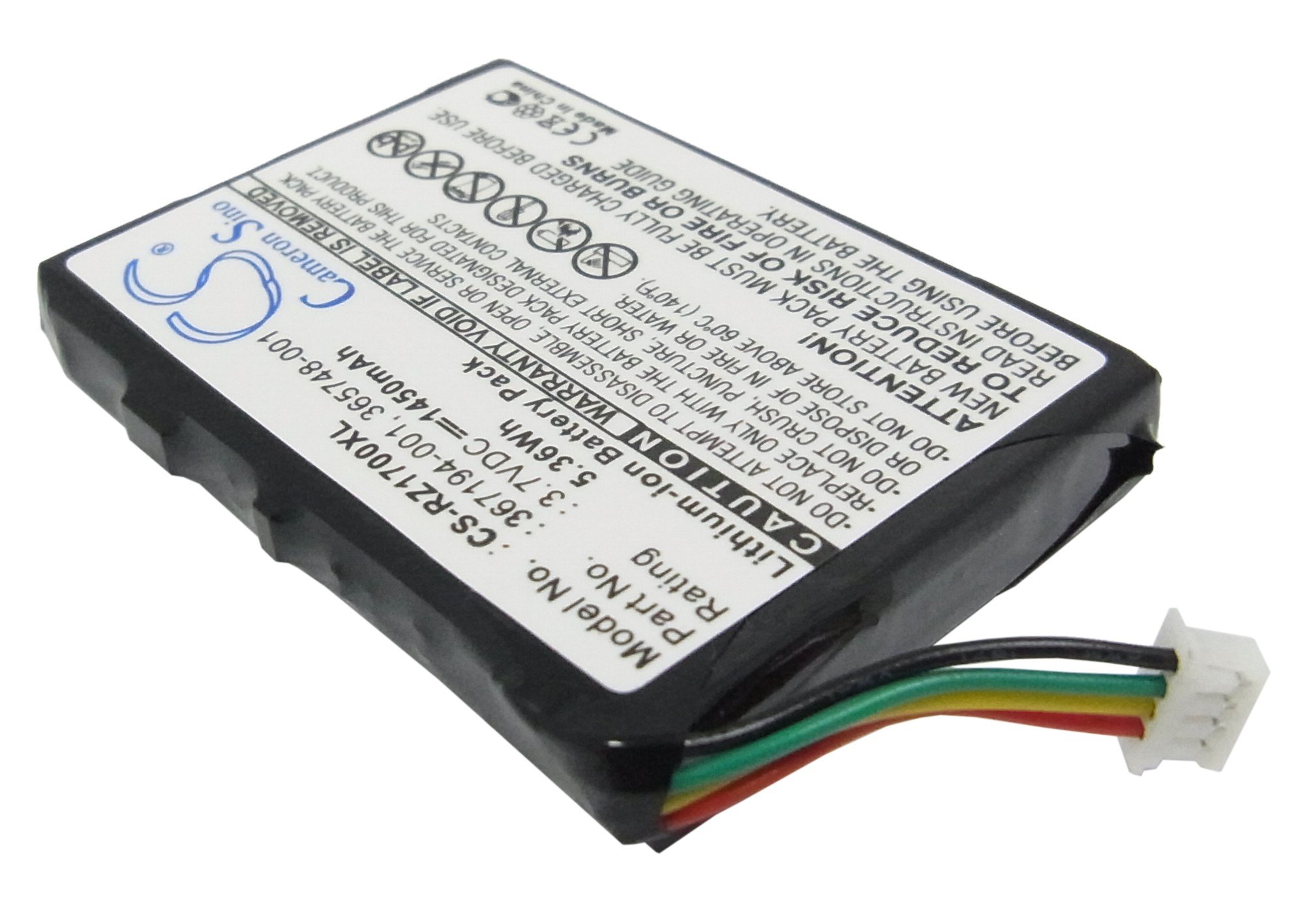 ASDQW 1450mAh/3.7V Replacement Battery for HP 365748-001, 367194-001 iPAQ RZ1700, iPAQ RZ1710, iPAQ RZ1715, iPAQ RZ1717