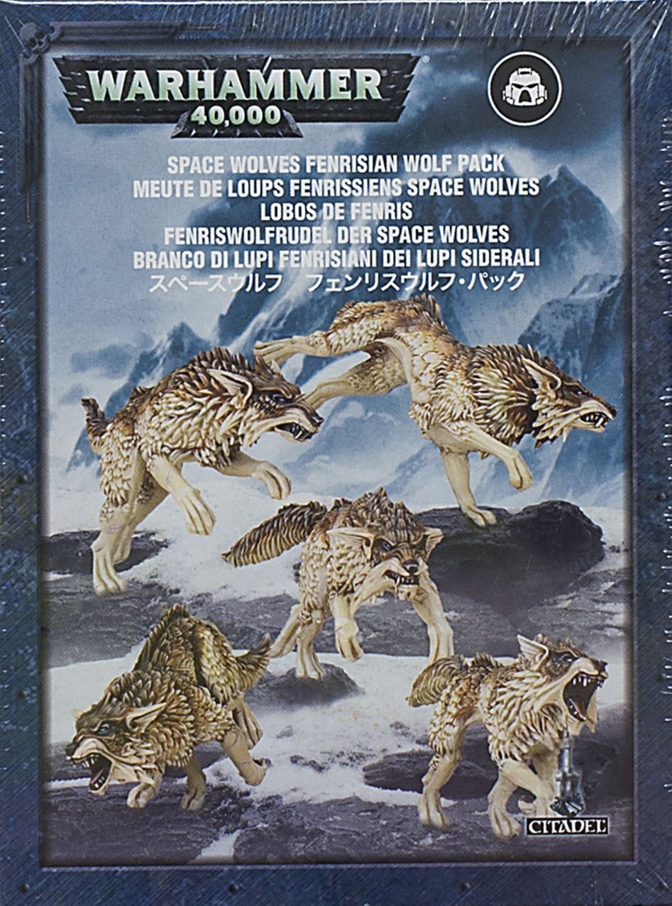 99120101092 Space Wolves Fenrisian Wolf Pack Action Figure