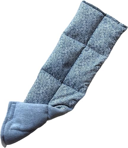 Miniatura 5 de SacksyThyme - Almohadilla térmica para microondas para cuello y hombros para terapia húmeda y caliente, compresa caliente y fría para relajación y