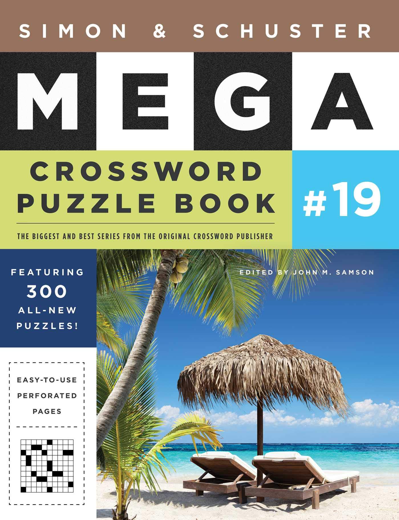 Simon & Schuster Mega Crossword Puzzle Book #19 (Volume 19)