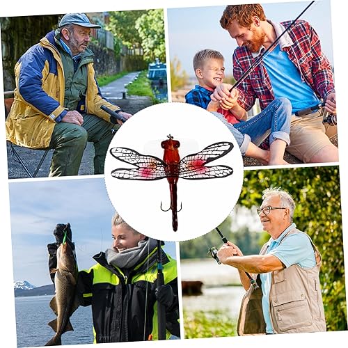 Miniatura 7 de VANZACK 2pcs señuelo libélula cebos de pesca aparatos de pesca equipo de pesca regalos de pesca para hombres señuelos de pesca realistas señuelos de