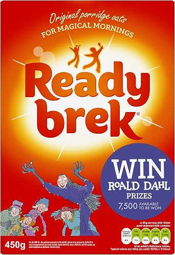 Weetabix Ready Brek Original Smooth Oats 450 g (Pack of 12)
