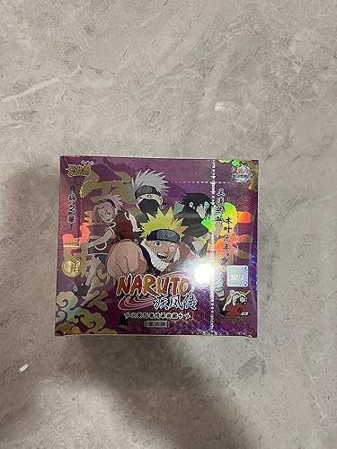 Naruto Cards Booster Box - Cartas coleccionables de anime CCG para jugarintercambiar, la sexta fase más reciente, 30 paquetes, 5 cartaspaquete (150