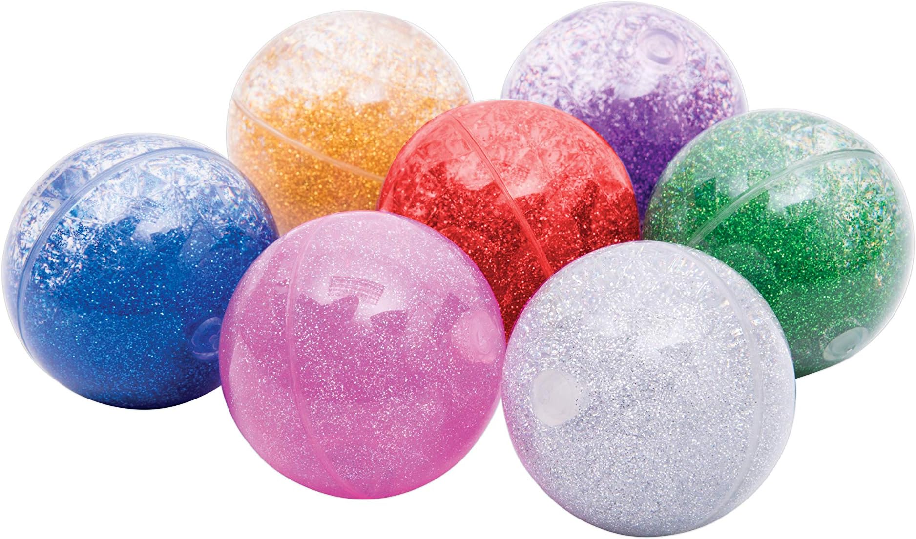 92098 Sensory Rainbow Glitter Ball Set