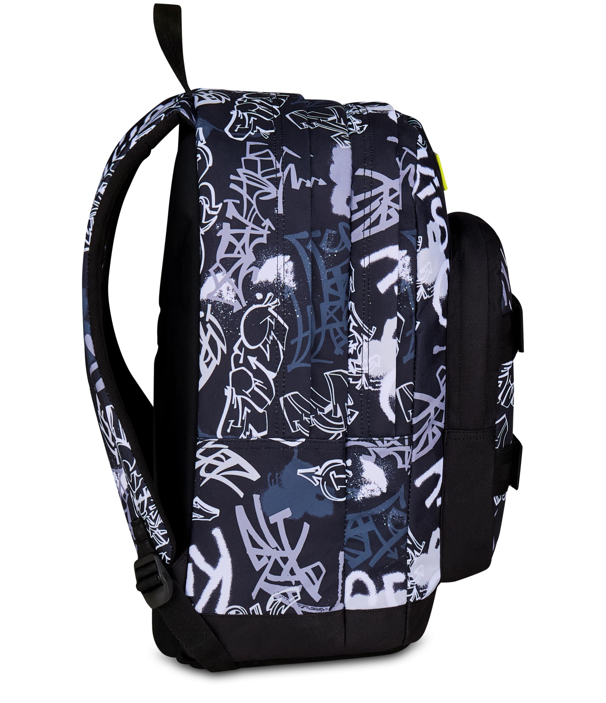 Seven Mochila doble compartimento New Fit, gris, bolsillo porta botella, maxi capacidad, respaldo preformado, mochila escolar, niño y niño, gris, Talla única, Moderno