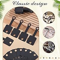 Vista 5 de Ctosree 1000 unidades de pulseras autoadhesivas para exhibir tarjetas, collares, tarjetas de venta para llavero, aretes, collar, banda