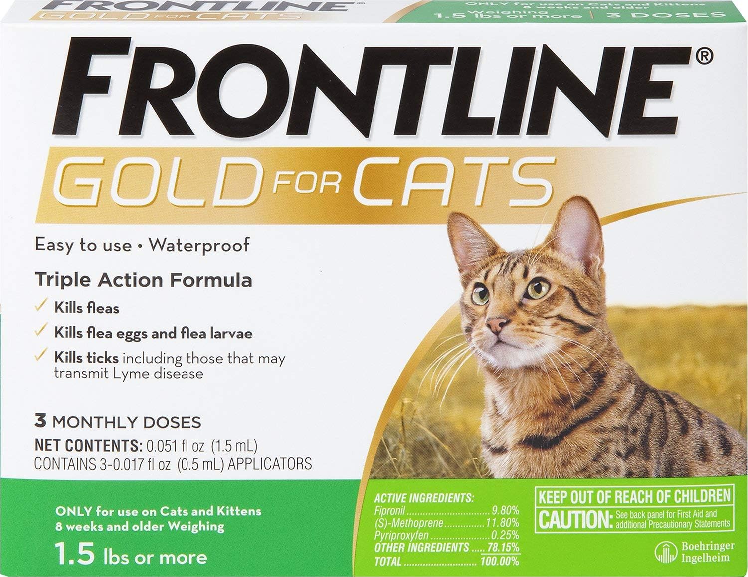 What if my cat licks frontline Clearance