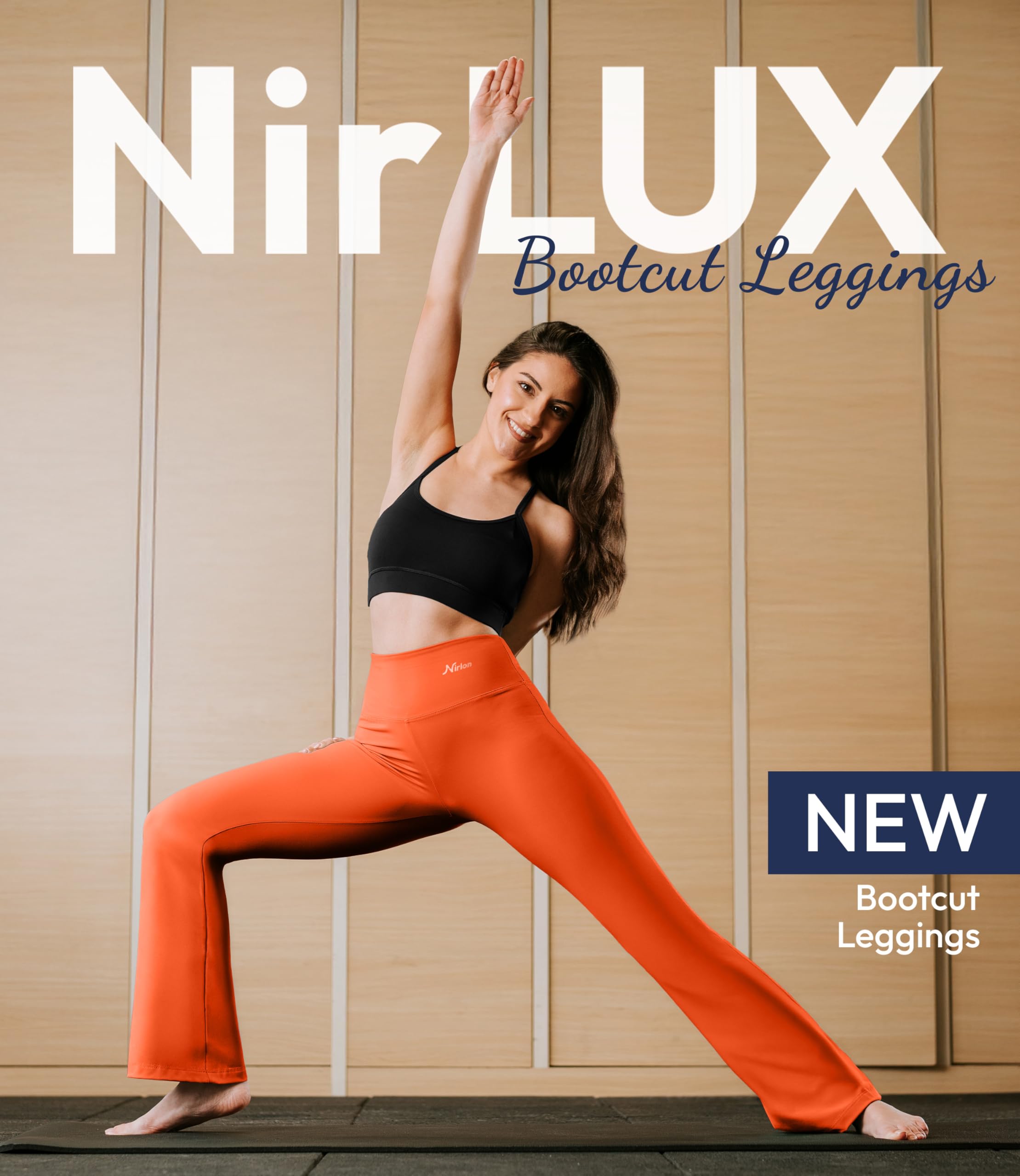 NirLUX Bootcut Yoga Pants - Soft Leggings for Women Regular & Plus Size Womens Leggings Tummy Control for Gym & Yoga (4 30
