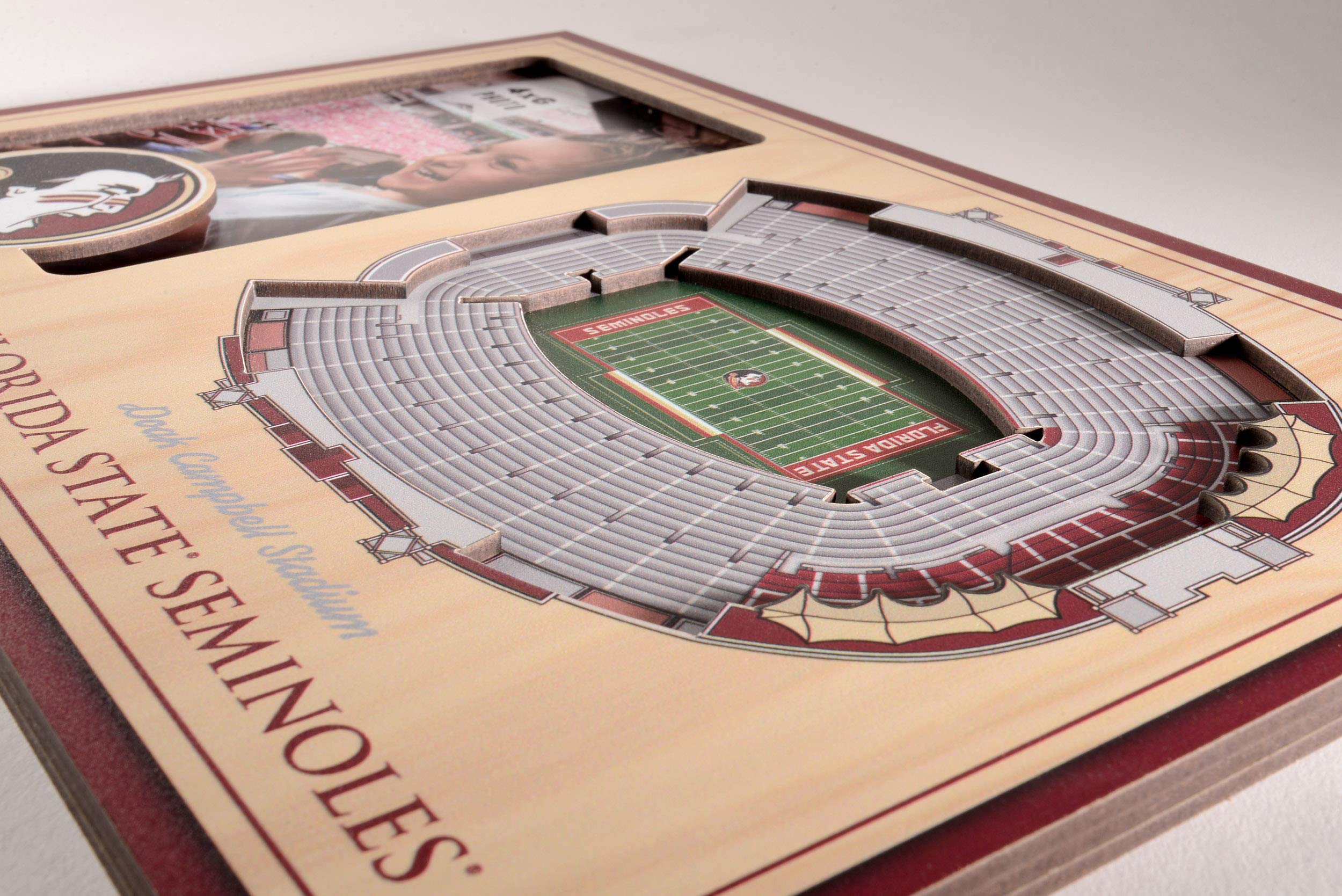 YouTheFan NCAA Unisex NCAA 3D StadiumView Bilderrahmen