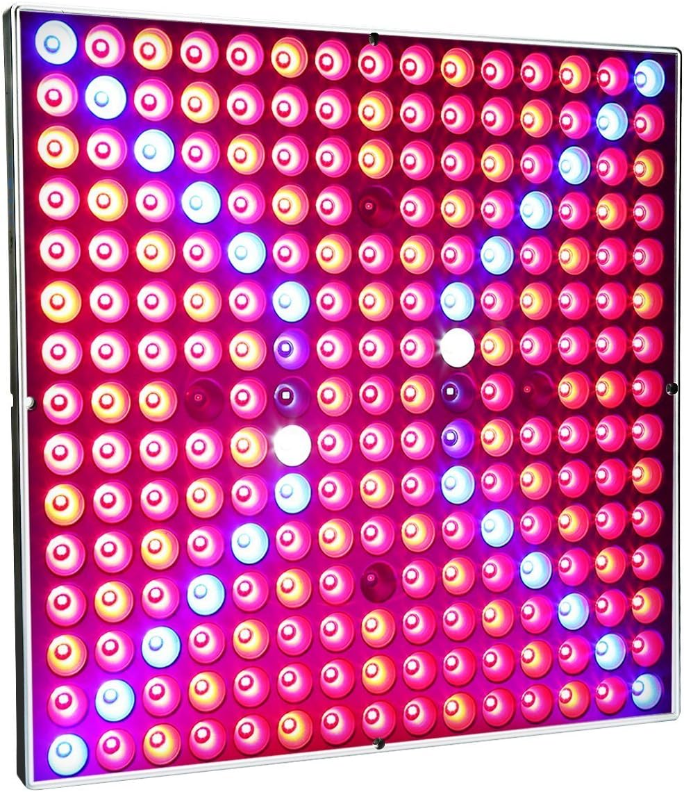LED Grow Lights 45W, UV IR LED Plant Grow Lights 225 LEDs for Indoor Greenhouse Hydroponic Plants Growing and Flowering