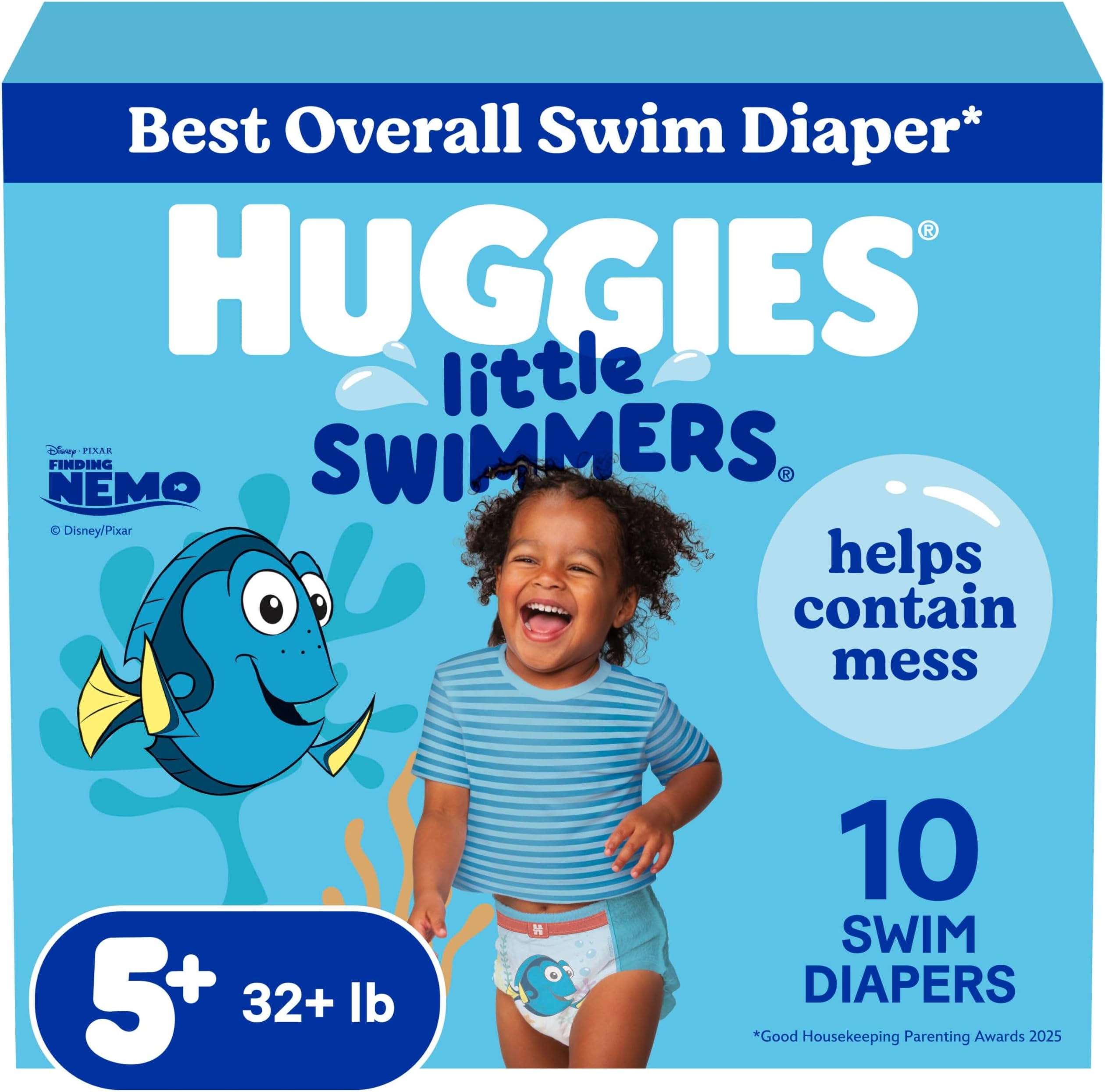 Huggies Little Swimmer Swim Pants Diaper, Large, Pack Of 10