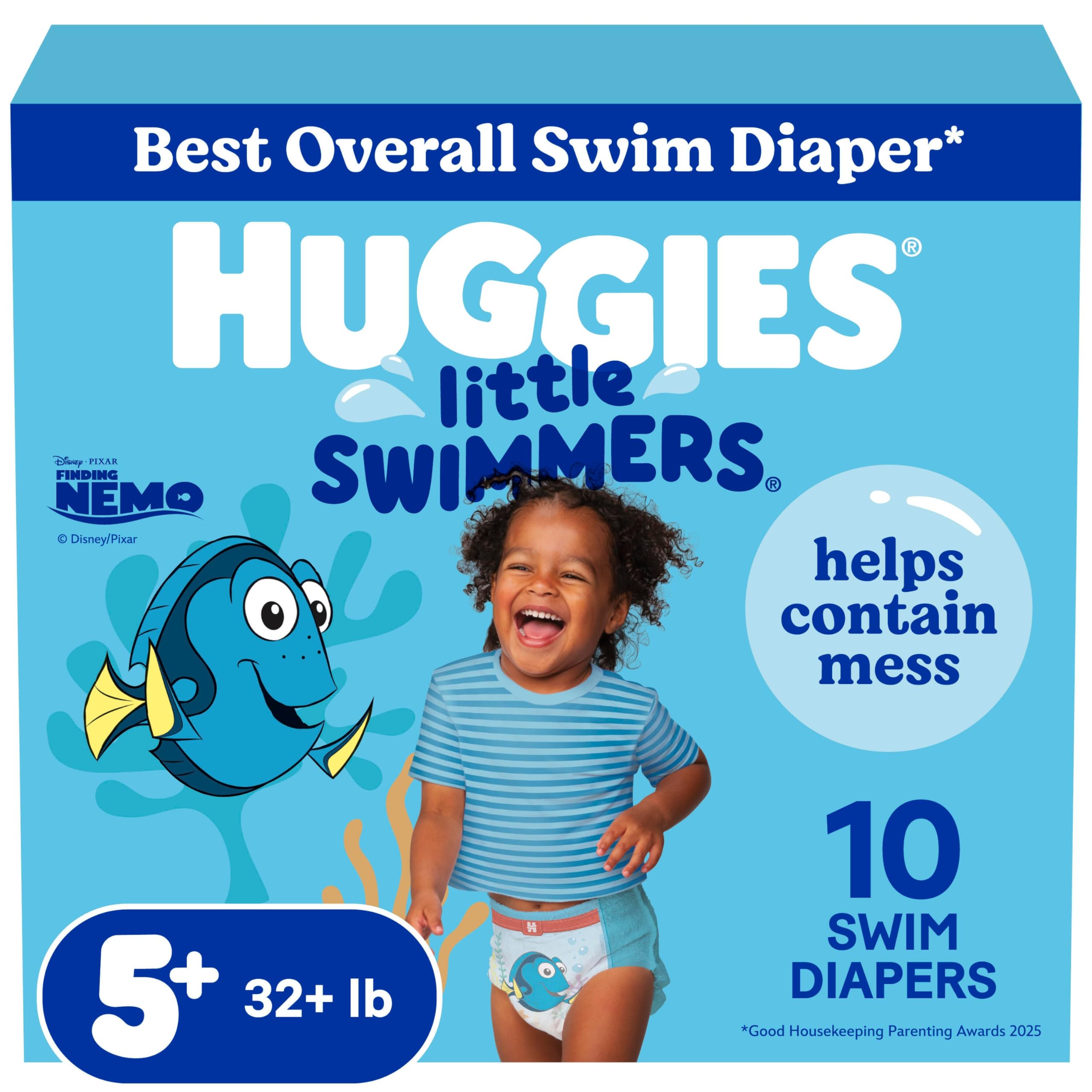 Little Swimmers Disposable Swim Diapers, Swimpants, Size 5-6 Large (over 32 lb.), XX Ct. (Packaging May Vary)