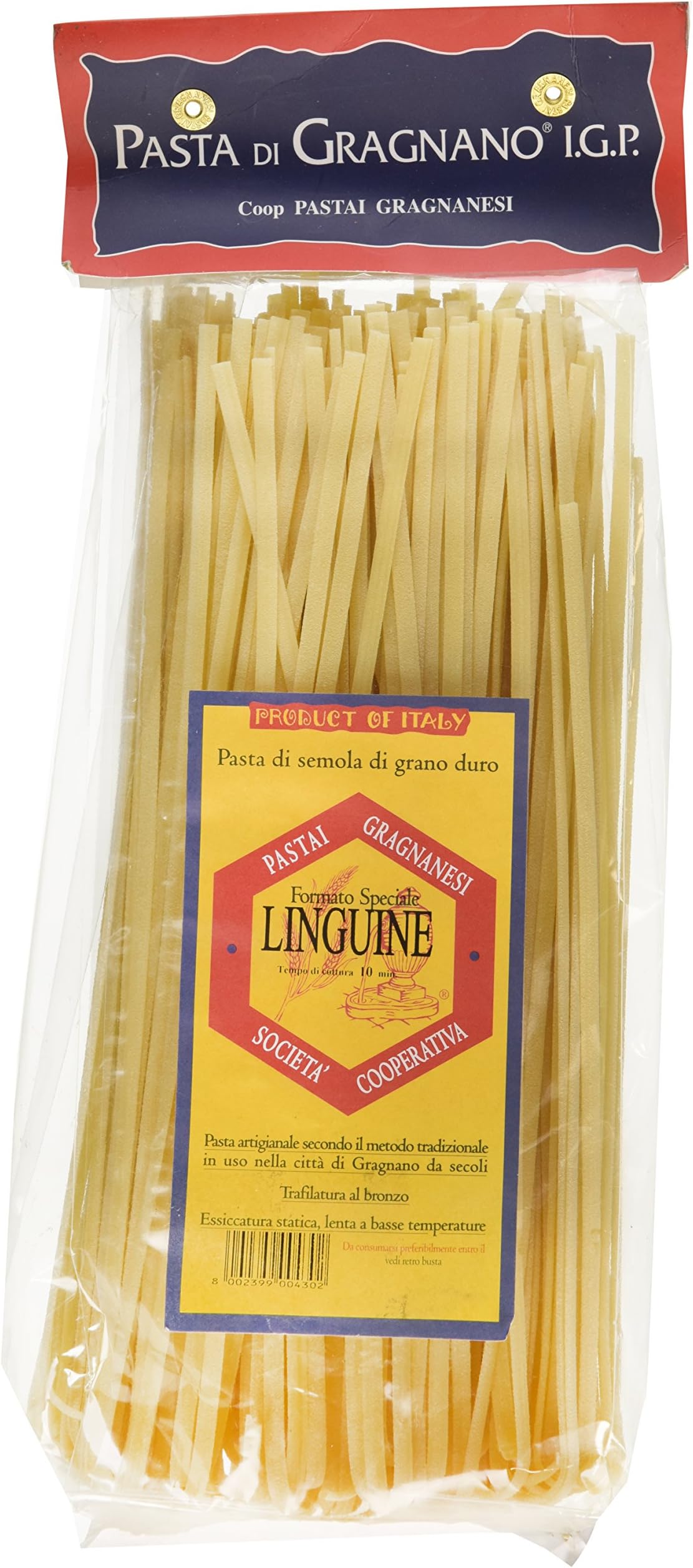 Linguine Pasta di Gragnano 500 gr - Pack of 2