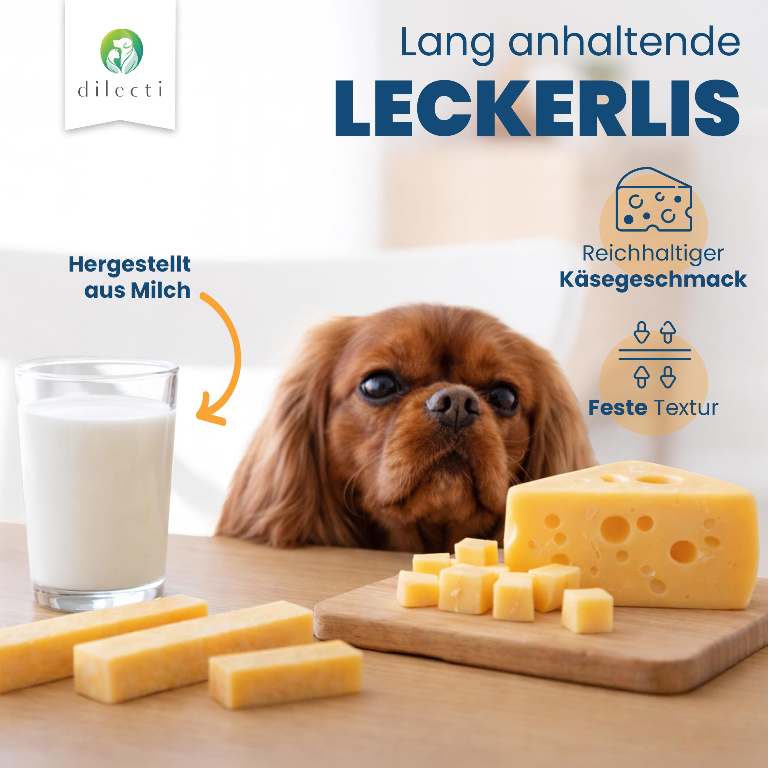 Kaukäse für Hunde - Natürliche Käsestangen aus 100% Hartkäse, Langanhaltender Kausnack & Käse-Kauknochen, Getreidefrei mit Zahnpflege, nach Himalaya-Rezept (Größe XXL, 3er-Pack)