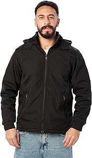 FIRE WOOD Mens PufferBasic Hoodie Jacket Jacket