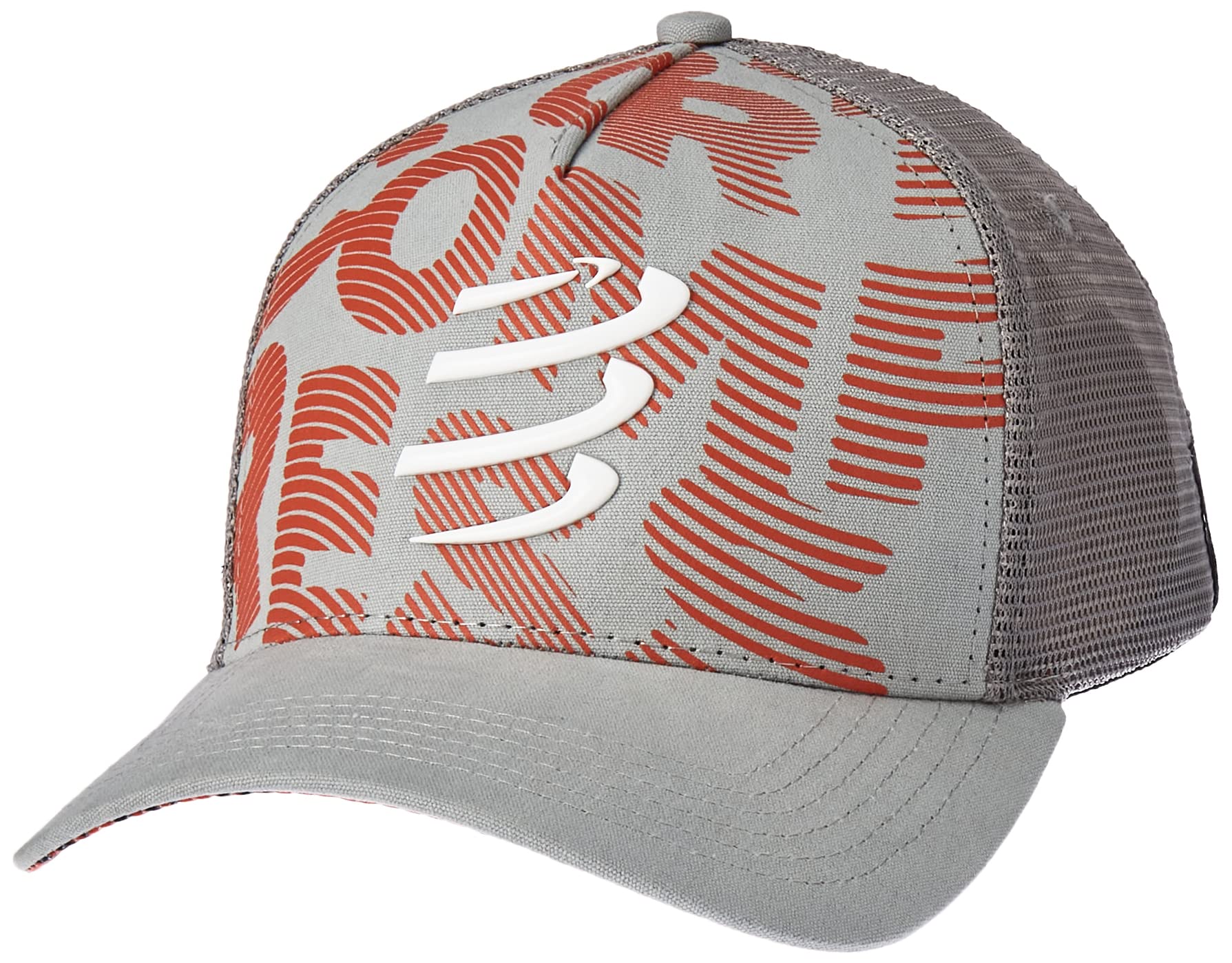 Compressport Unisex Alloy/Orangeade Trucker Cap, One Size