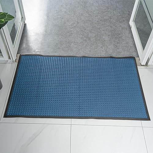 Miniatura 4 de Restaurantware Comfy Feet - Tapete de suelo de 60 x 36 pulgadas, 1 tapete de gofre para exteriores, antideslizante, respaldo antideslizante, tapete