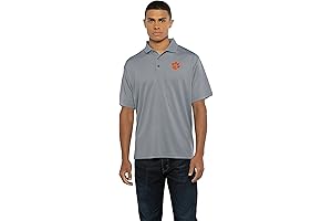 Men's Clemson Tigers Polyester Mesh Team Icon Polo