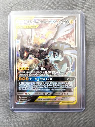 Pikachu & Zekrom GX - SM168 - SM Black Star Promo : Amazon.co.uk