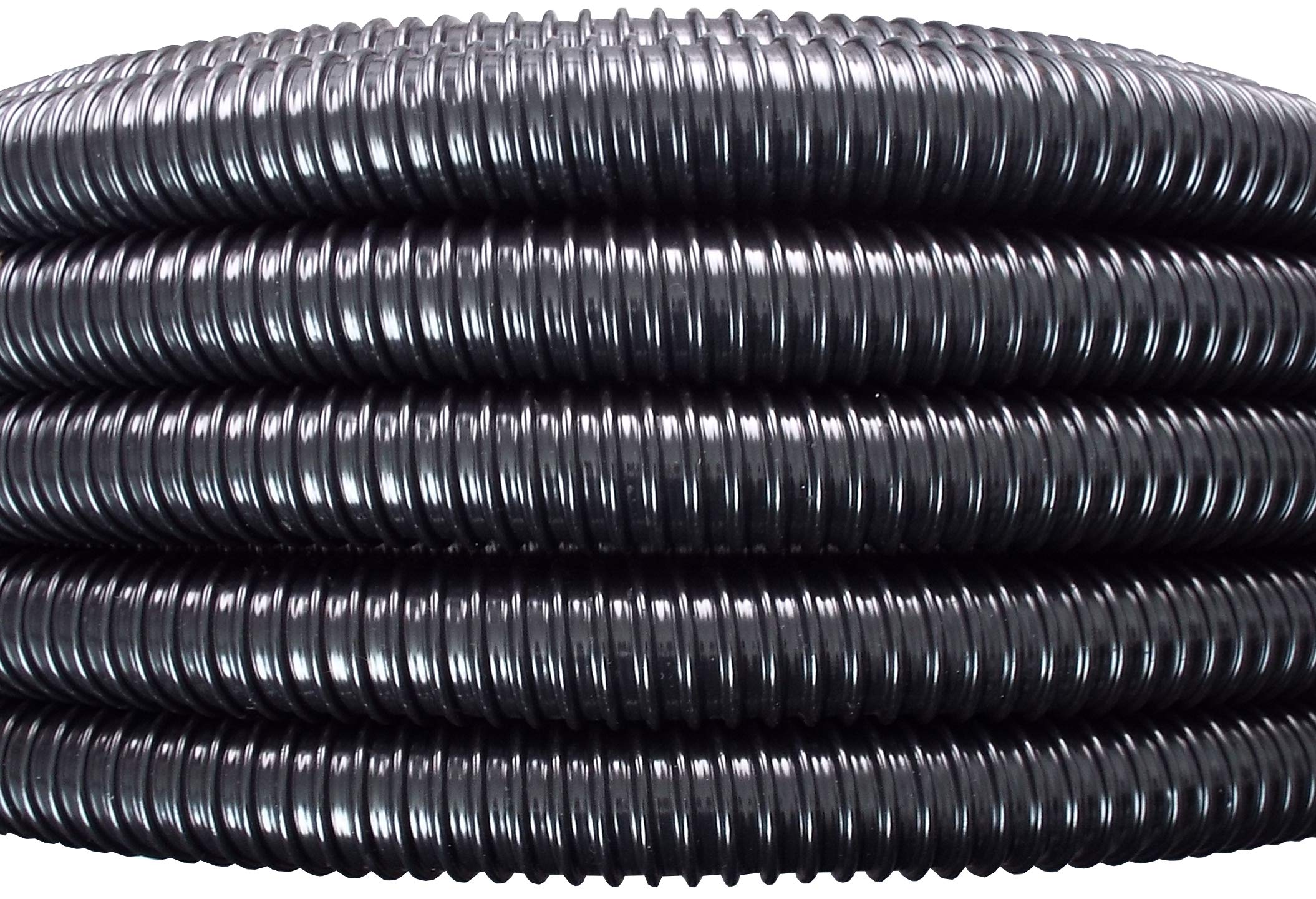 Cost Wise Black 32Mm Corrugated Pond Pipe For Use With Pond Pumps,Filters,Waterfall And Hydroponics (10) M Length