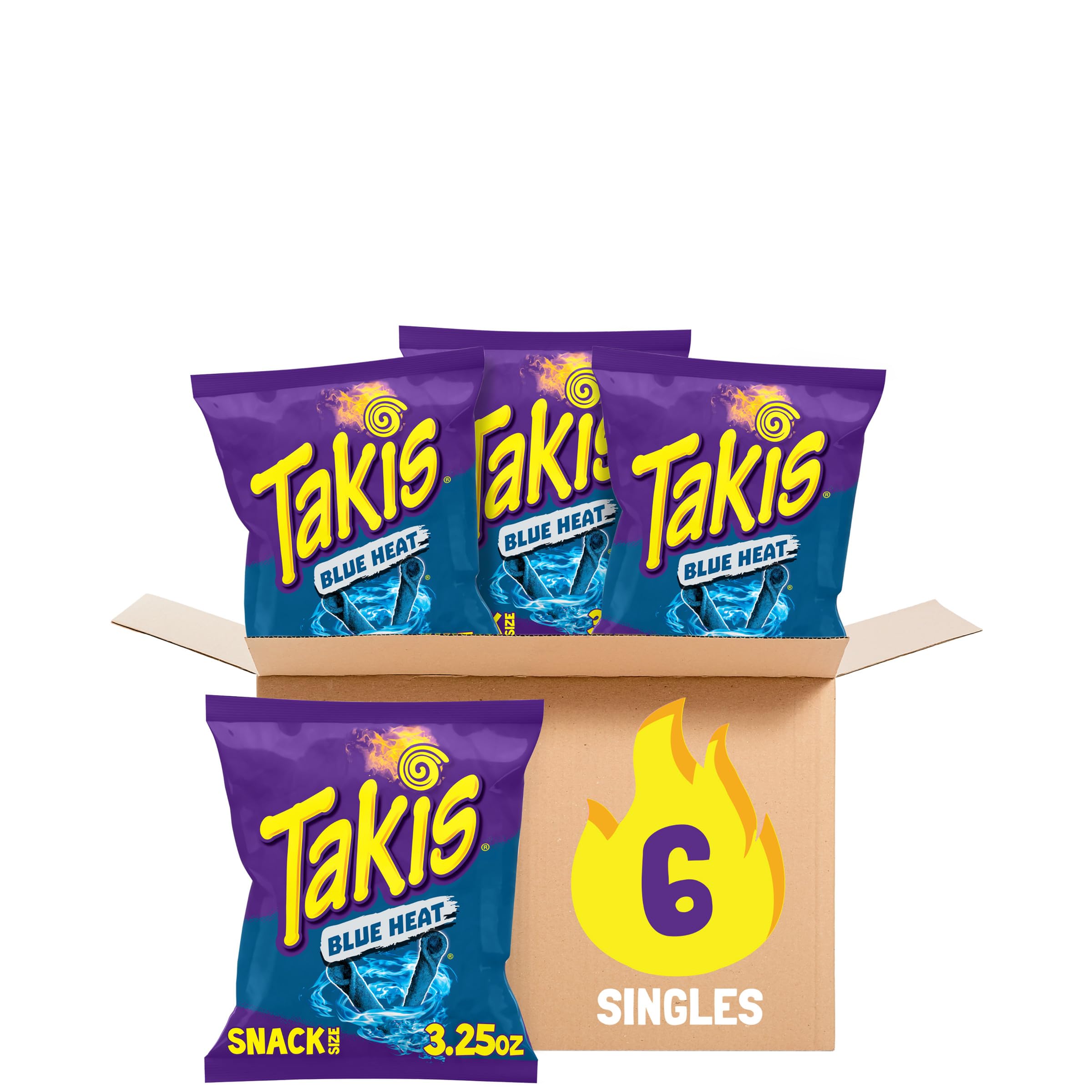 Buy Takis Blue Heat Rolled Spicy Tortilla Chips, Hot Chili Pepper