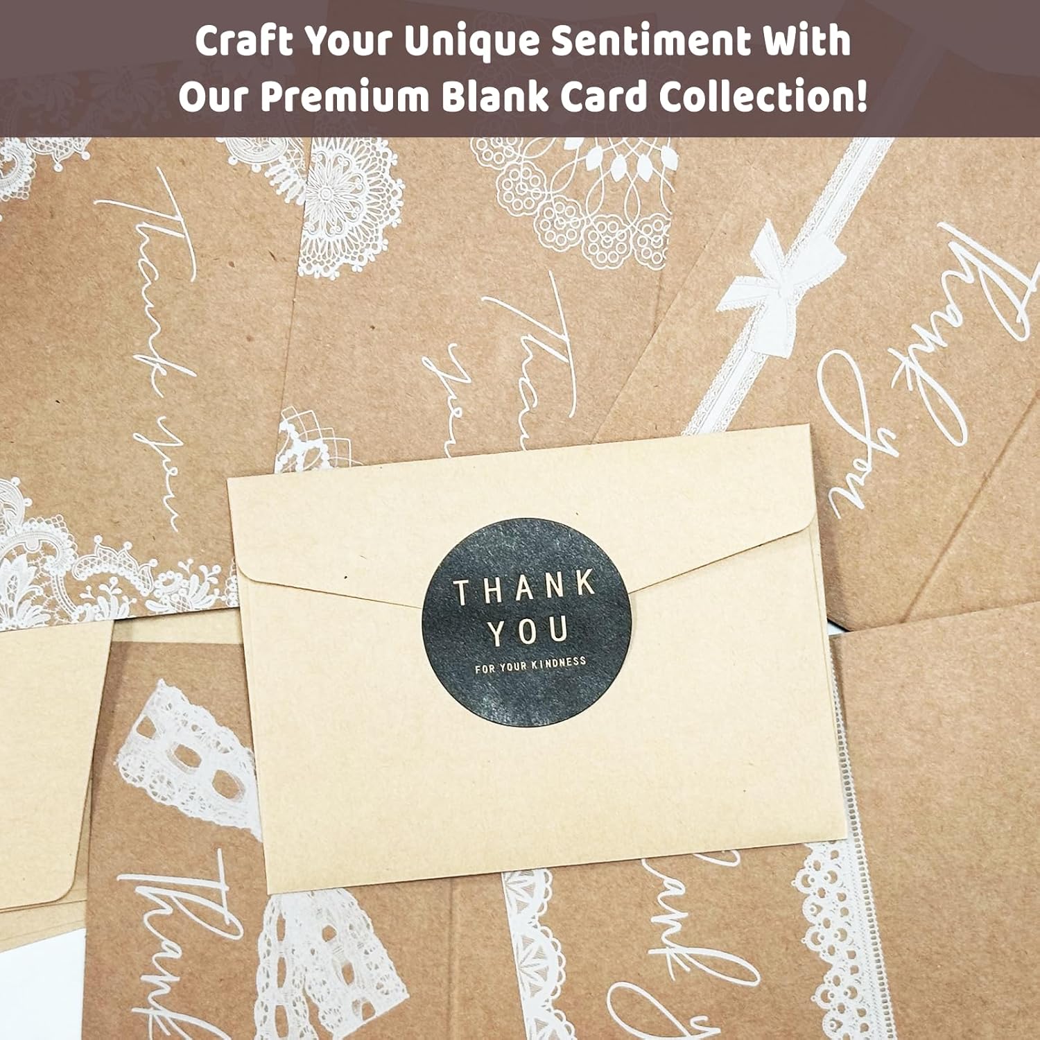 Thank You Cards with Envelopes,Teacher Appreciation Cards,Thank You Notes with Envelopes Set - Image 3