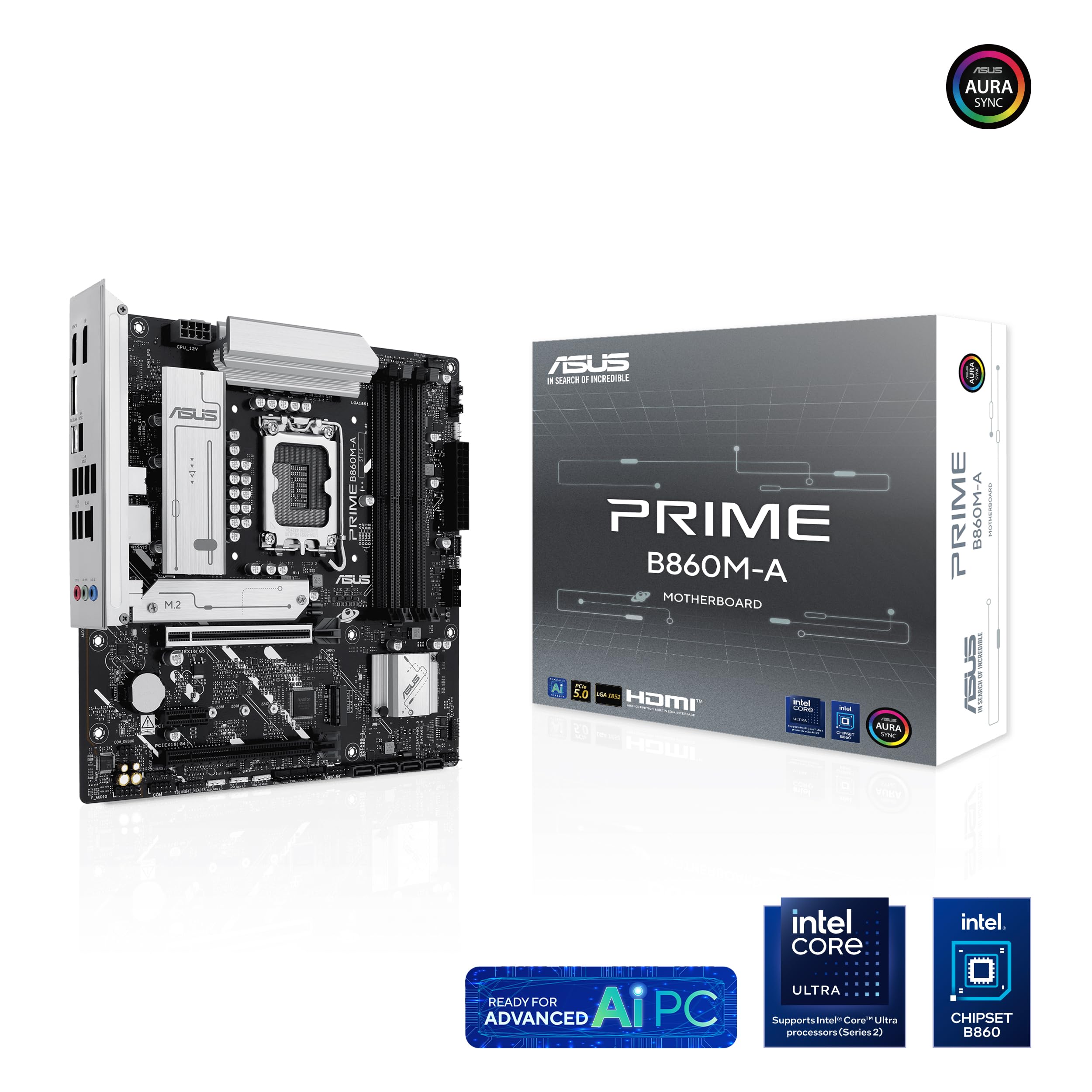 ASUS PRIME B860M-A-CSM S1851/DDR5/2xDP-HDMI/3xM.2/ATX