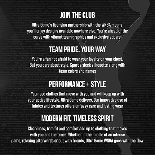 Miniatura 6 de Ultra Game Pantalones cortos de entrenamiento de baloncesto atemporales oficiales de la WNBA para mujer