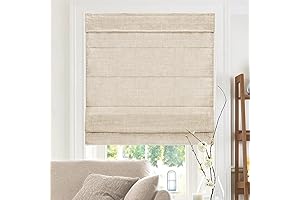 CHICOLOGY Blackout Roman Shades for Living Room Blinds
