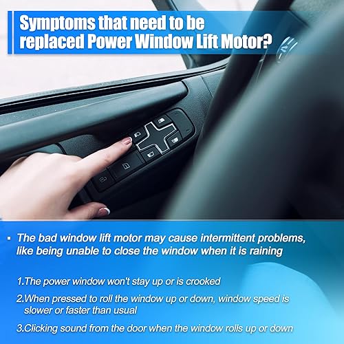 Miniatura 4 de X AUTOHAUX Motor de elevación de ventana eléctrica G22C5858XF para Mazda 3 2004-2009 para Mazda CX-7 2007-2012 Motor de elevación del regulador de