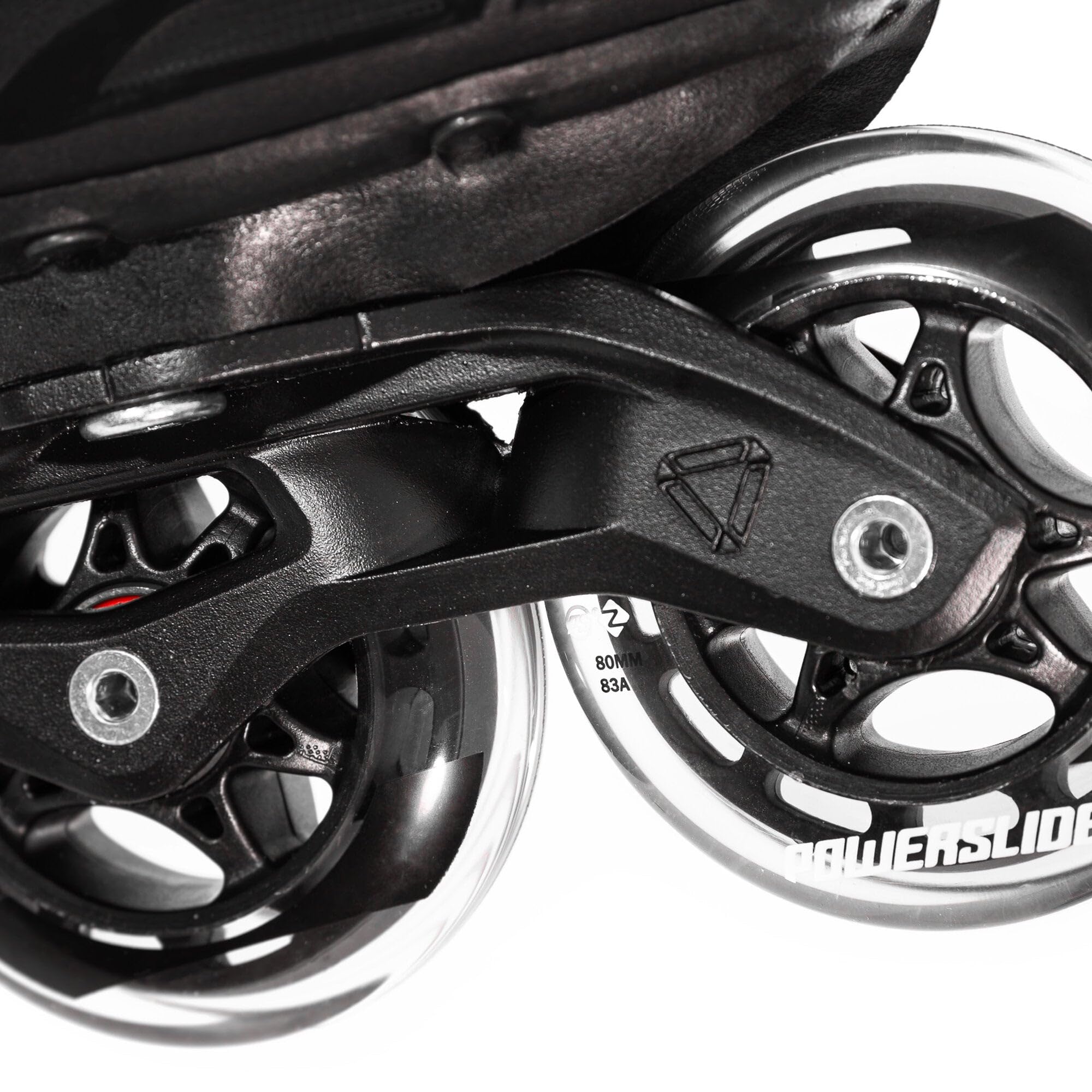 Powerslide Inline Skate Phuzion Argon Black 80, für Fitness, für Damen und Herren