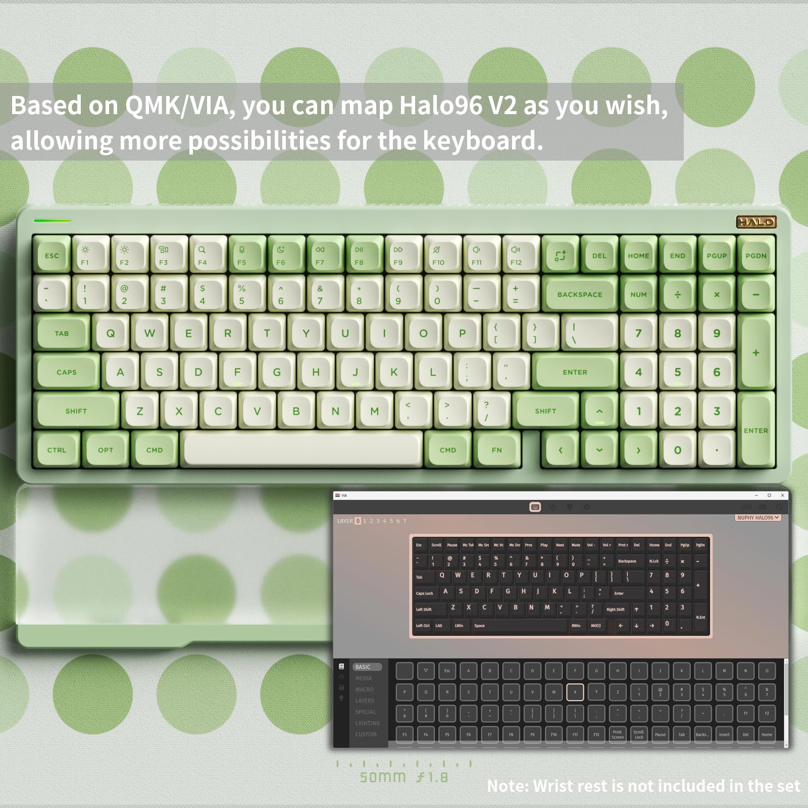 Amazon.com: nuphy Halo96 V2 Wireless Keyboard,Gasket