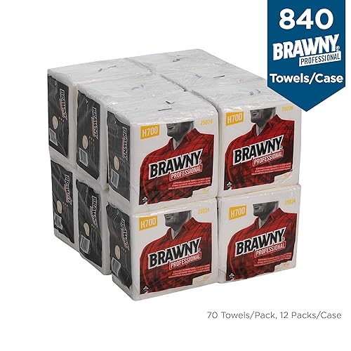 Miniatura 10 de Brawny Professional H600 Pick-A-Size - Toalla ligera HEF de larga distancia por GP PRO (Georgia-Pacific) 29317 blanco (1 rollo 1 776