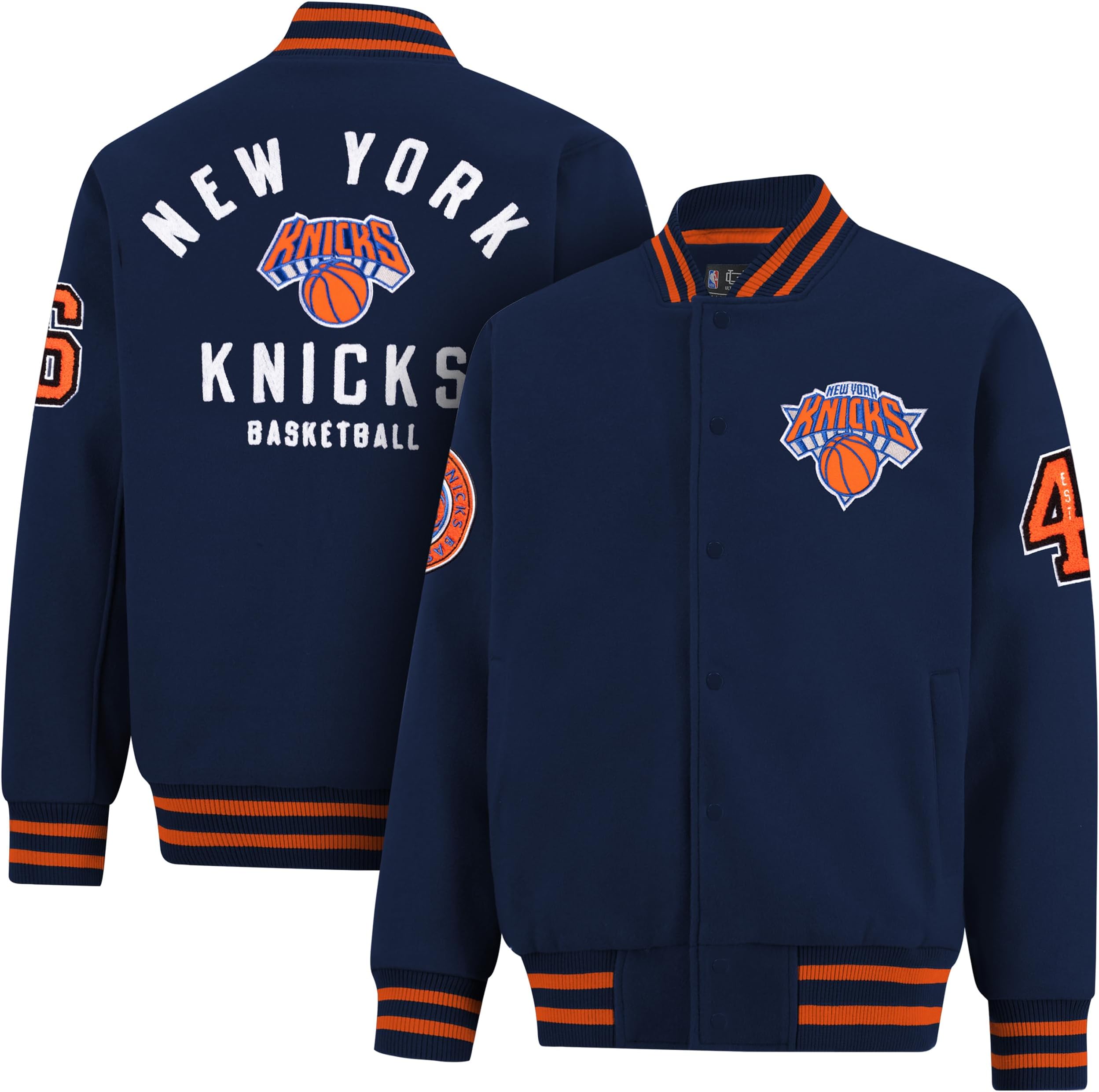 Ultra Game NBA Men's Game Time Varsity Jacket Coat
