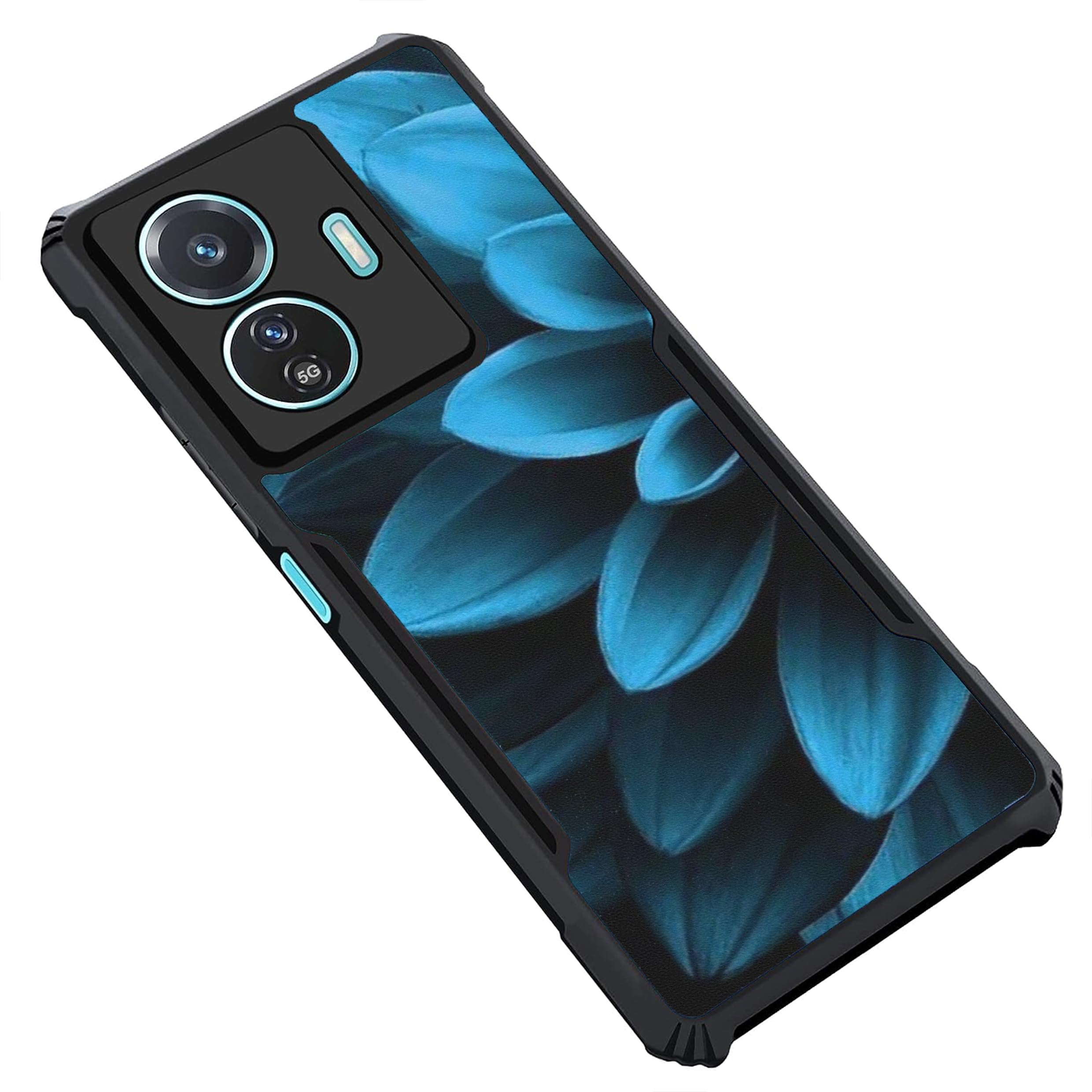 COBERTA Back Cover for iQOO Z6 Lite 5G Back Cover Case - Deep Blue Dark black Bright Floral PT99 D16200 (B0D39WFWRF) Amazon Price History, Amazon Price Tracker
