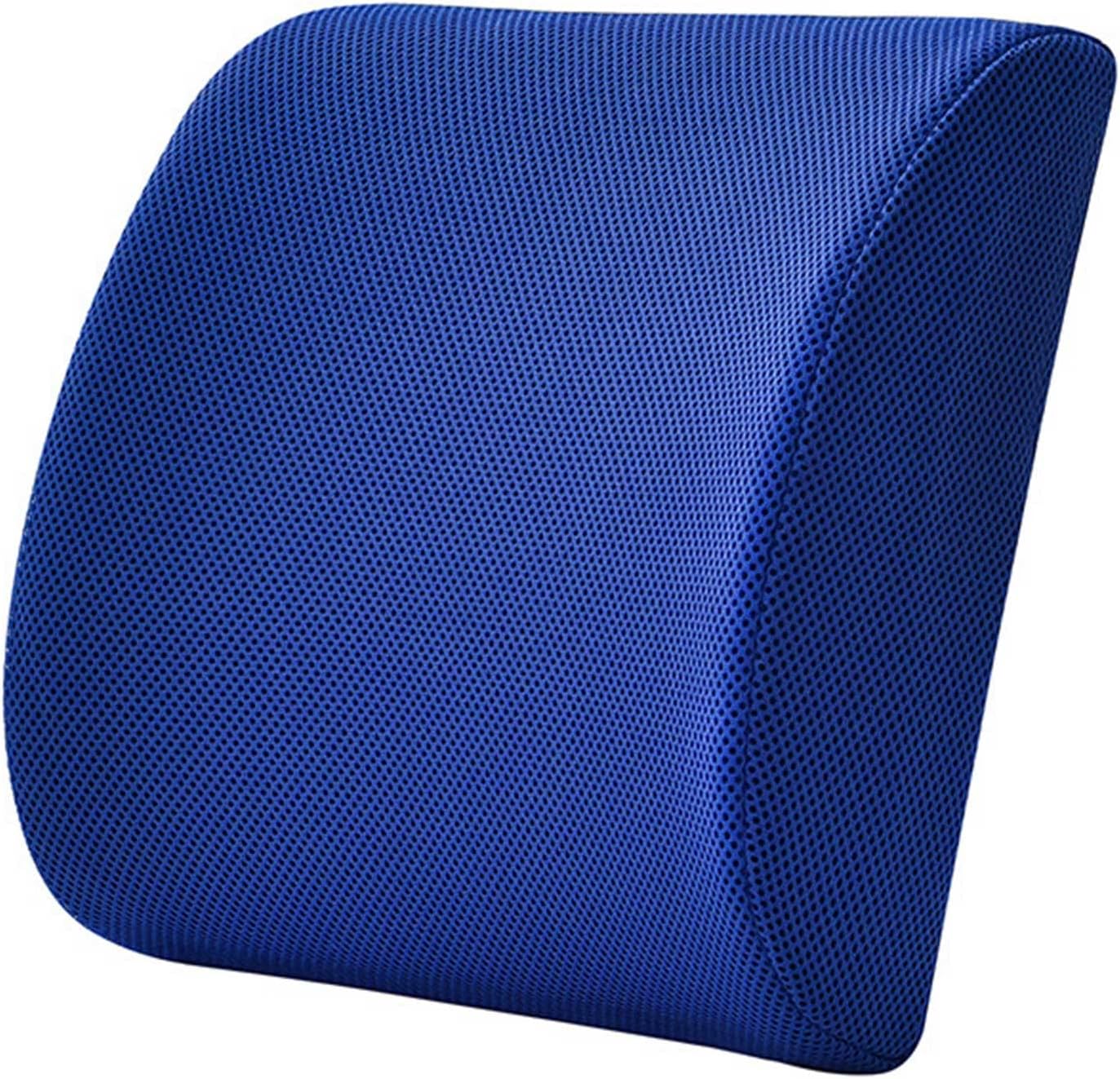 腰サポートクッション 腰枕 腰あて クッション シートクッション 車 椅子 取付バンド調節可能 背もたれクッション カバー洗える 長時間運転に 車の旅行中 オフィス 椅子 自宅 Blue Cafe Du Jardin Com