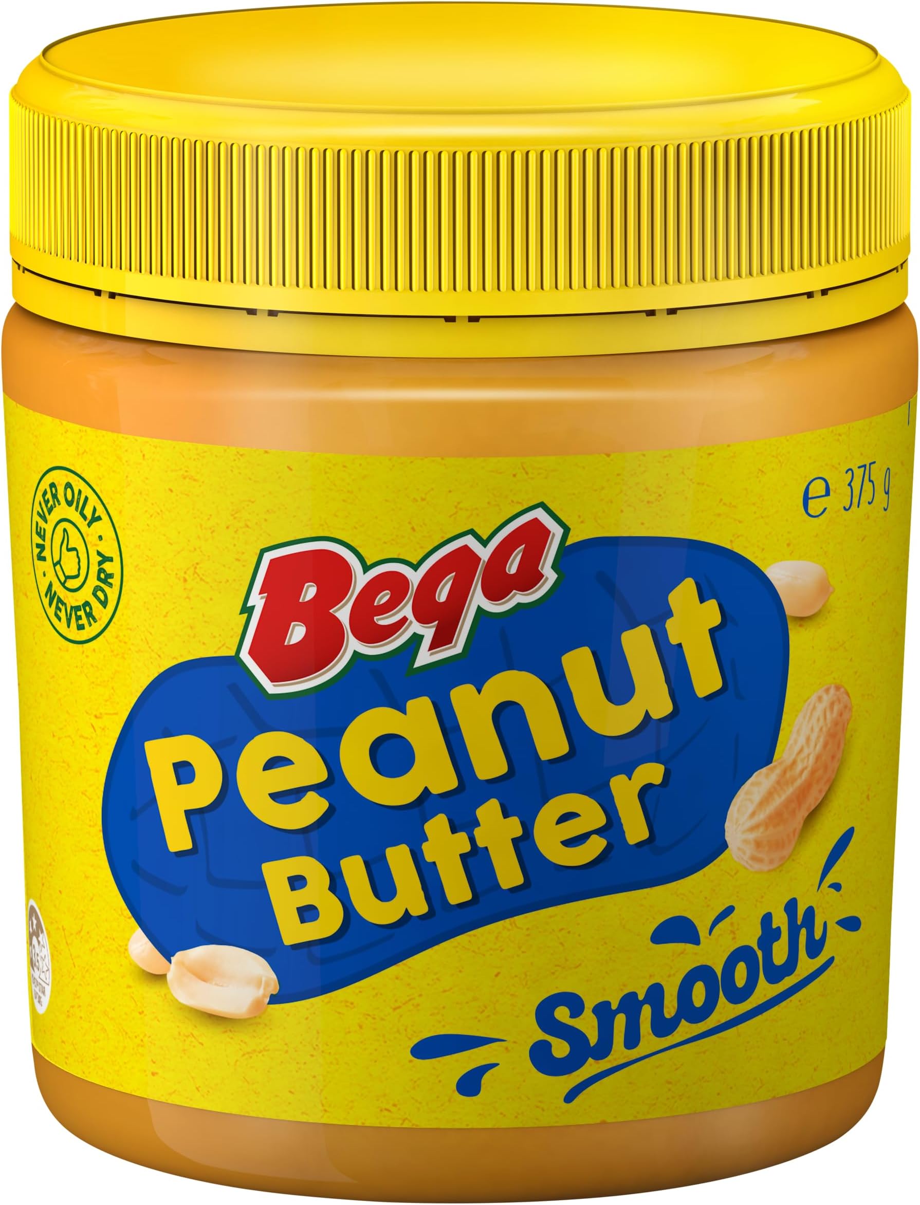 Bega Peanut Butter Smooth 375gm